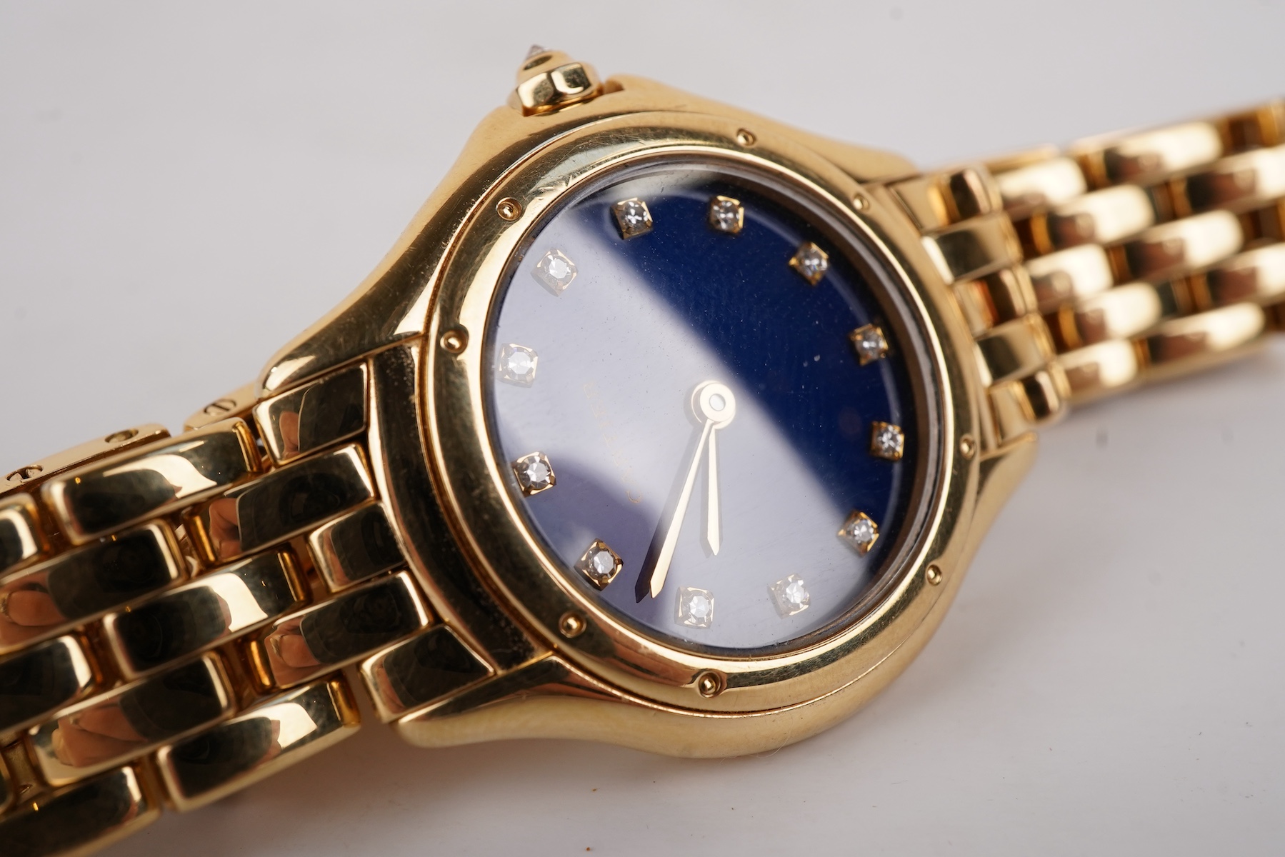 Cartier, a lady's 18ct gold and diamond 'Panthère Cougar' wristwatch, ref. 887906
